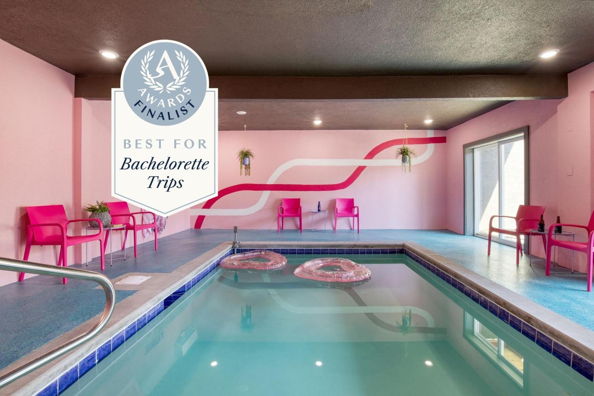 Pink Pines Avantstay Luxury Aesthetic Dream Home Indoor Pool Hot Tub 鸽子谷 外观 照片